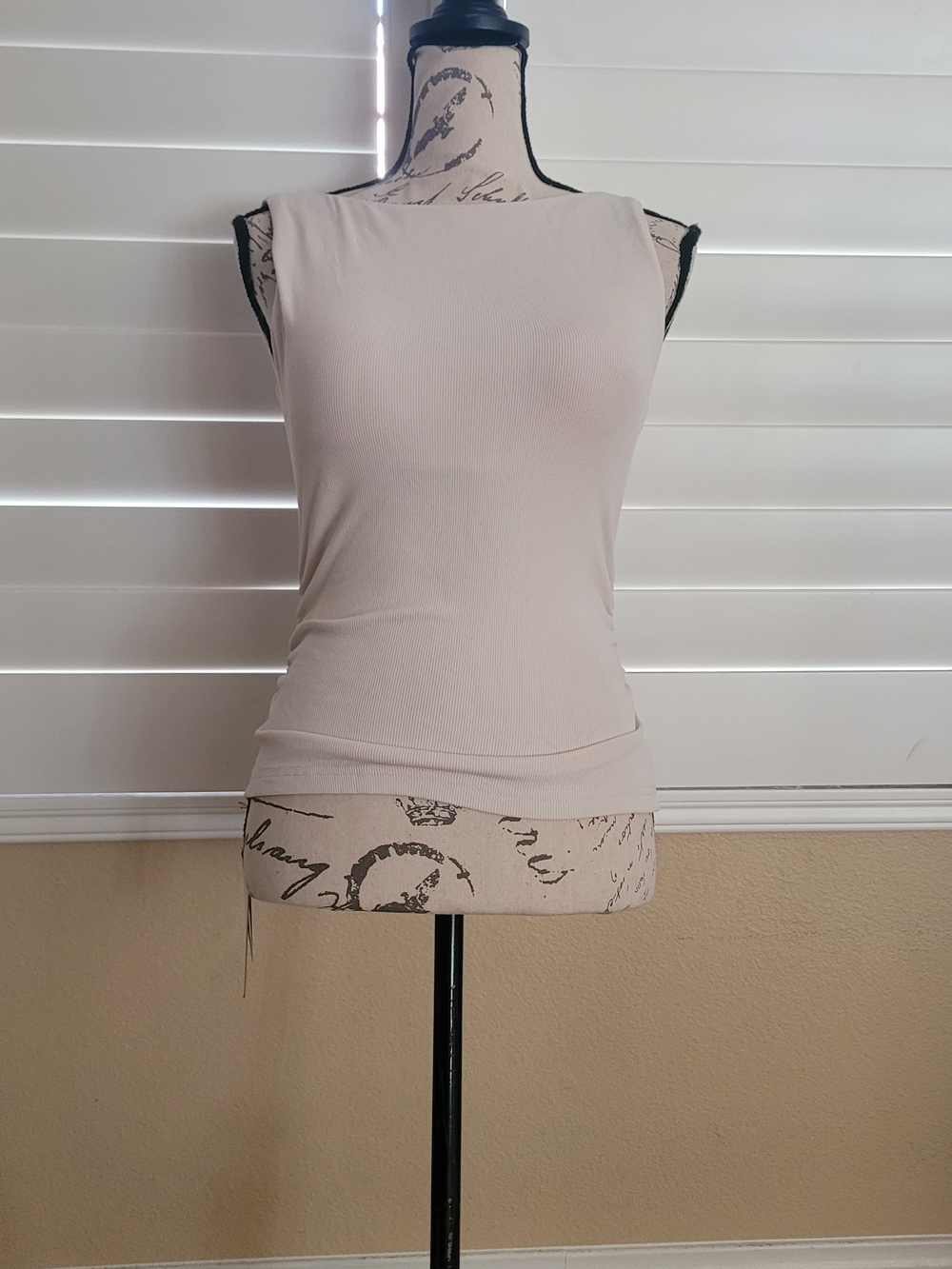 OGLmove Plantive® Elastic Open Back Bra Tank in Gardenia 🤍